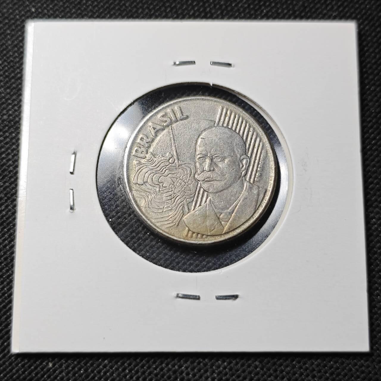 KK钱币收藏小铺  第363场  2月预留时间 周末发货  1998巴西50分