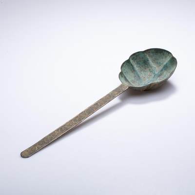 日本大阪雅和auction 2025金秋競賣會第一期 - 唐 鎏金勺 尺寸:L:15.5cm