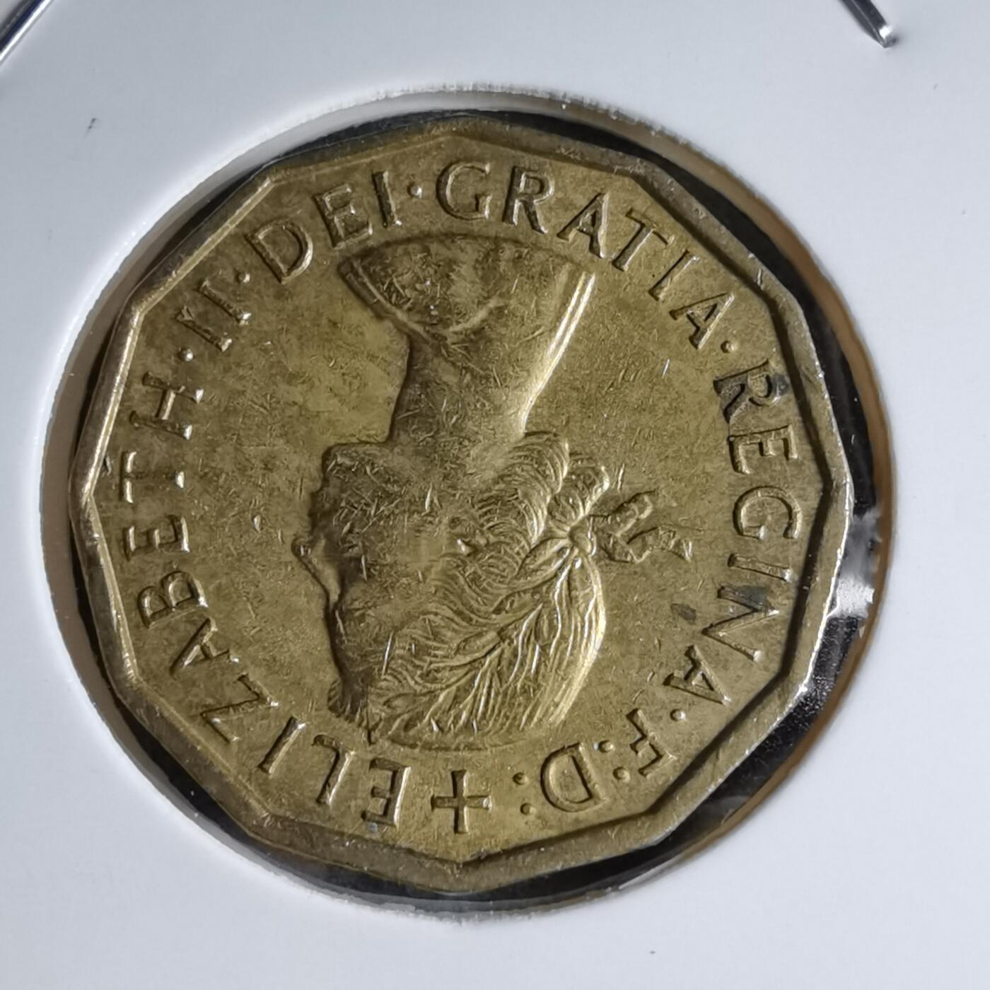 沼泽如烟--第890场 英国1960年3便士