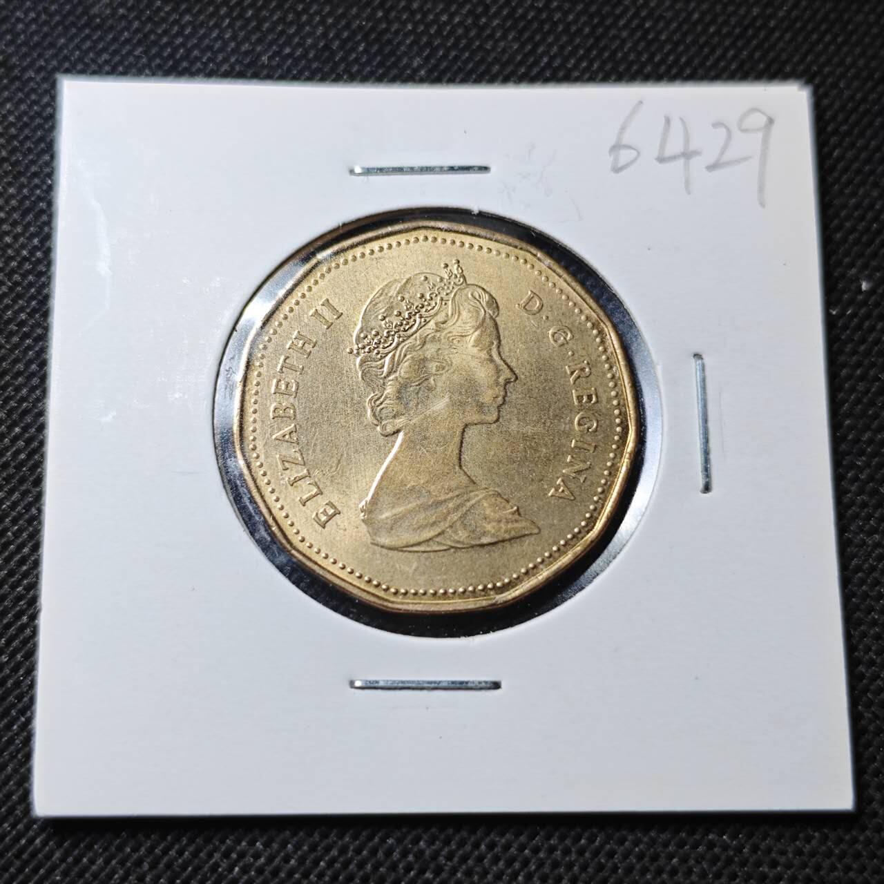 KK钱币收藏小铺  第364场  2月预留时间 周末发货  加拿大1元 好品