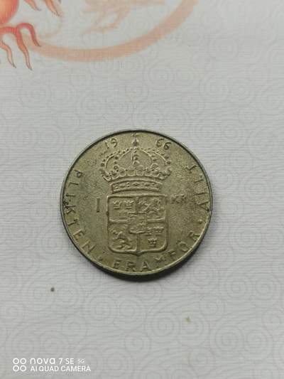 外币 - 66年瑞典1克郎银币