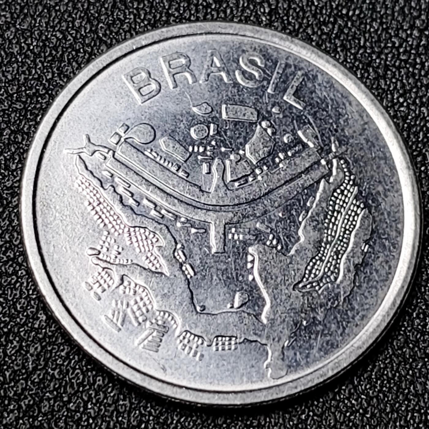 泉币菌-第124场-精品福利场(115场之后的本周末发货，感谢理解) 大型币 巴西1985年50克鲁塞罗 钢28mm 