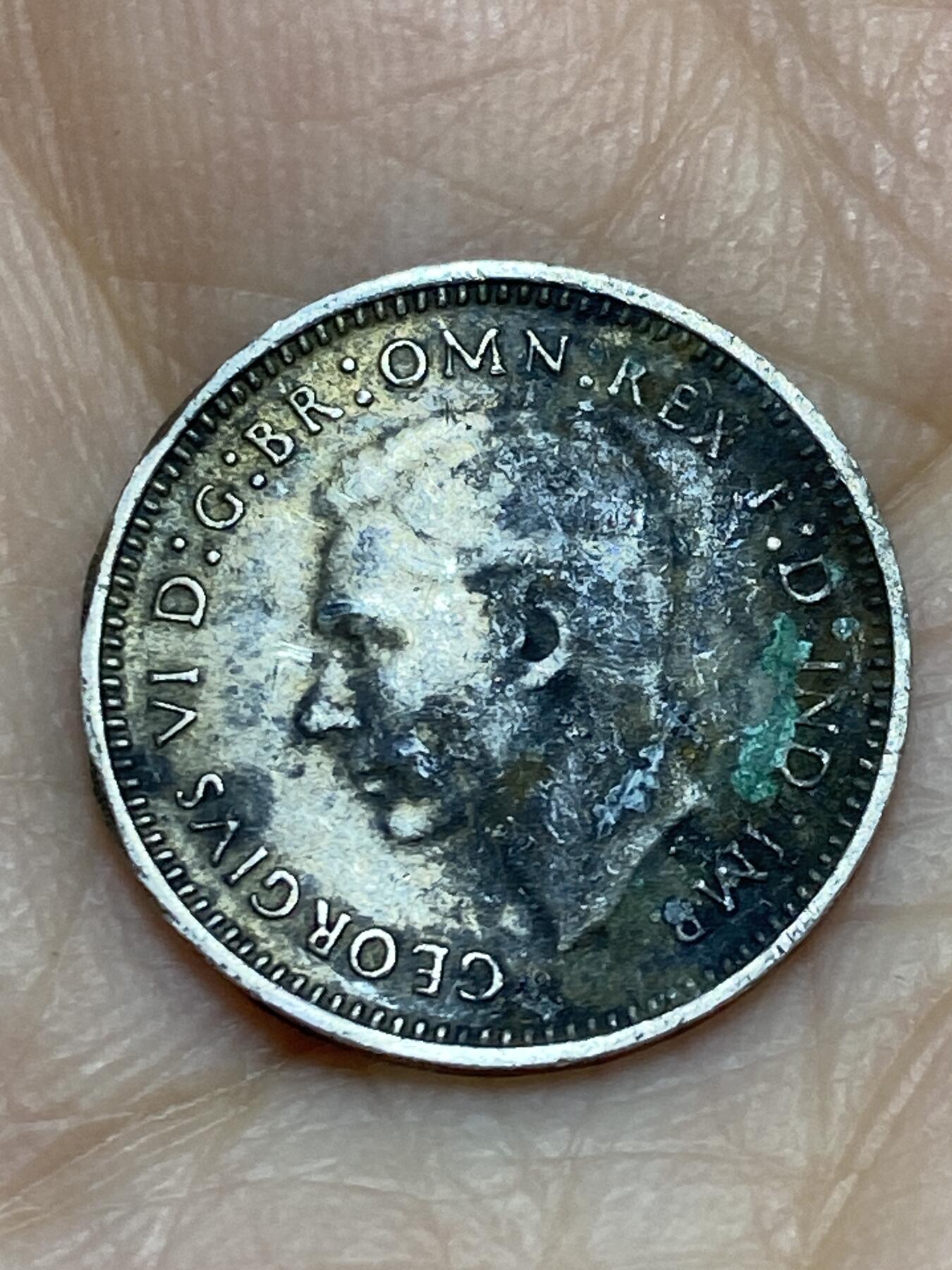 2025年第一百二十二场(总第一百四十八场）外国好品散币(免佣金) 澳大利亚🇦🇺1941年3便士银币(乔治六世时期)