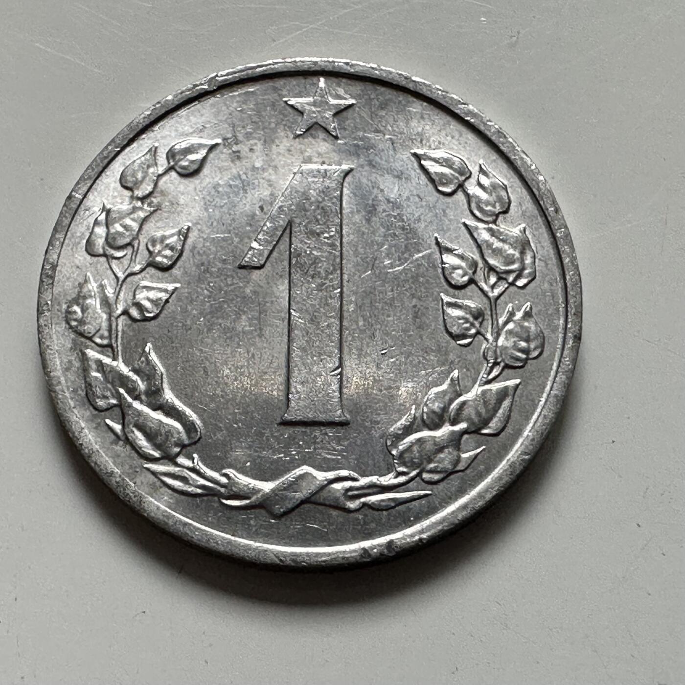 🌹外币初藏🌹🐯2025年第123场  每周二四六晚8️⃣点 接代拍 捷克斯洛伐克1963年一赫勒