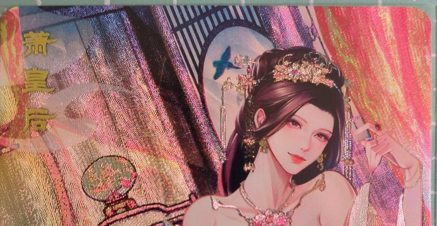 C先生卡牌 第15期 元集纪·刷子签·罐儿签·毒瘤签(持续收拍品中...) 【粗闪】砖家卡牌《艳绝天下》萧皇后