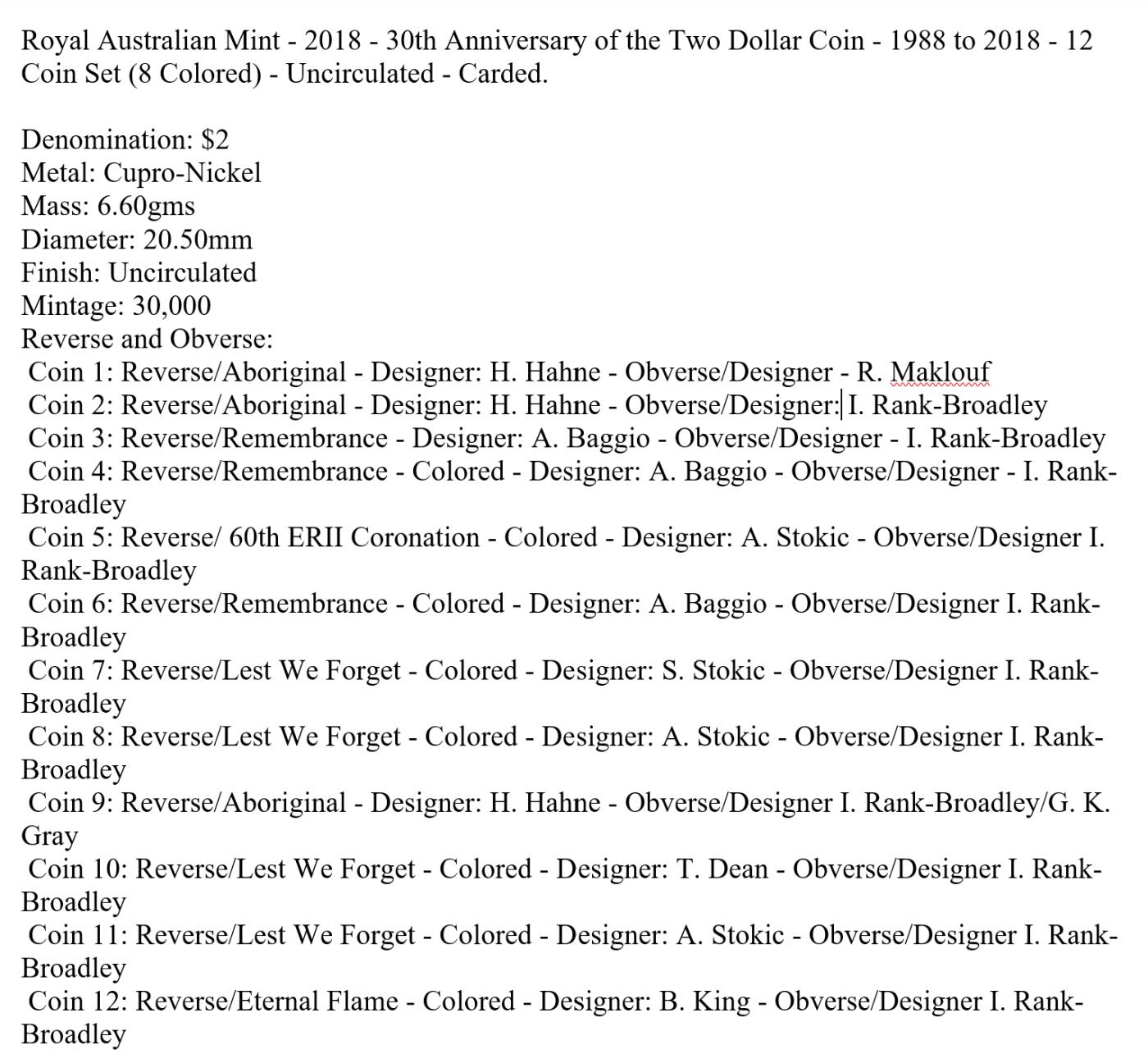 PThappally收藏第53次拍卖，英联邦地区硬币纸币 11-11-11:11