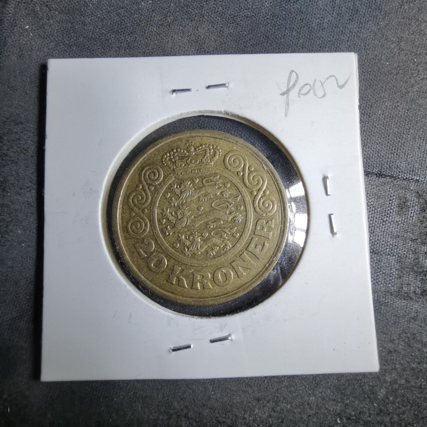 沼泽如烟--第890场 丹麦1990年20克朗