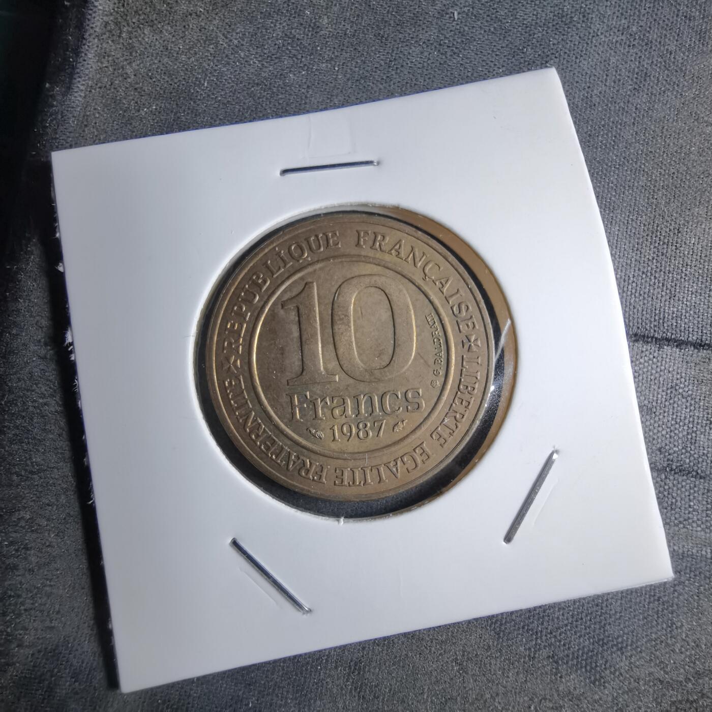 沼泽如烟--第890场 法国1987年10法郎