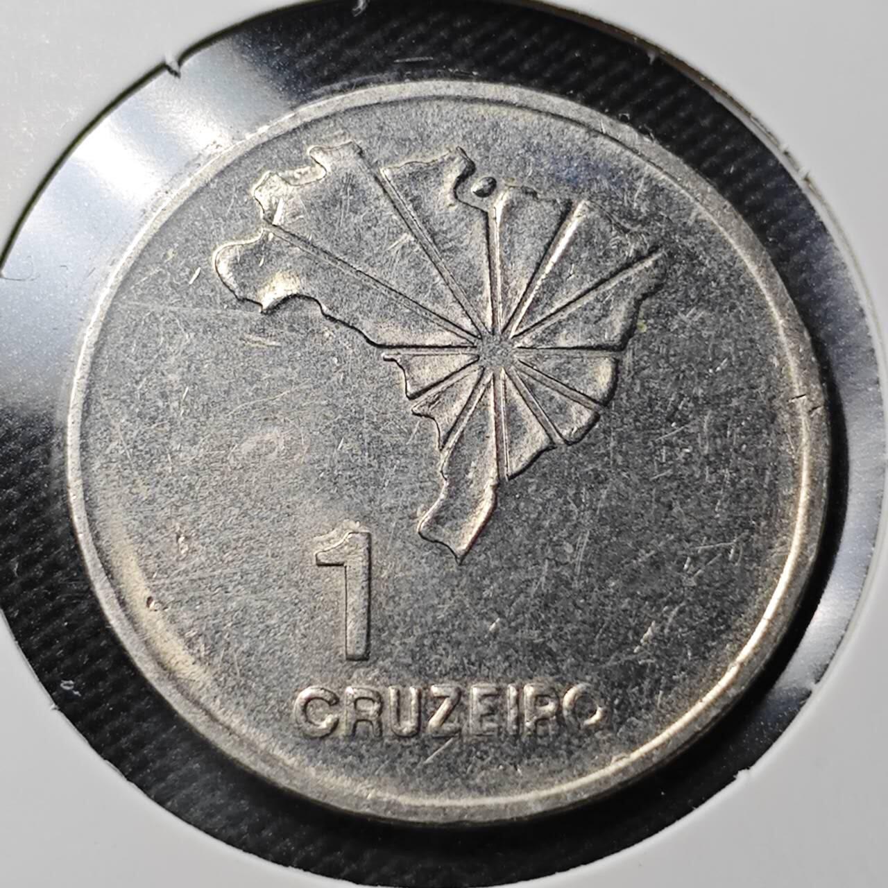 KK钱币收藏小铺  第363场  2月预留时间 周末发货  巴西1克鲁塞罗纪念币