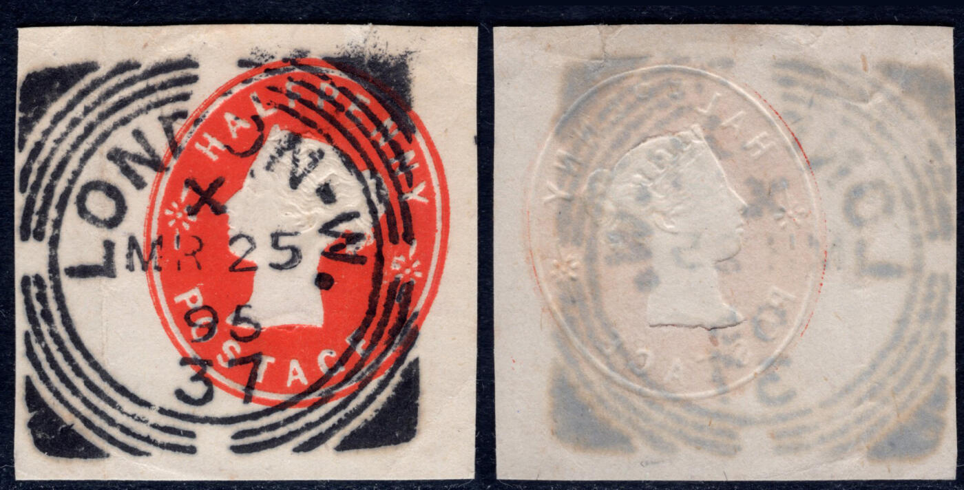 洪涛臻品批发群 精选邮票限时拍卖第1160期  英国维多利亚女王封邮资图 伦敦1895.3.25全戳好品!