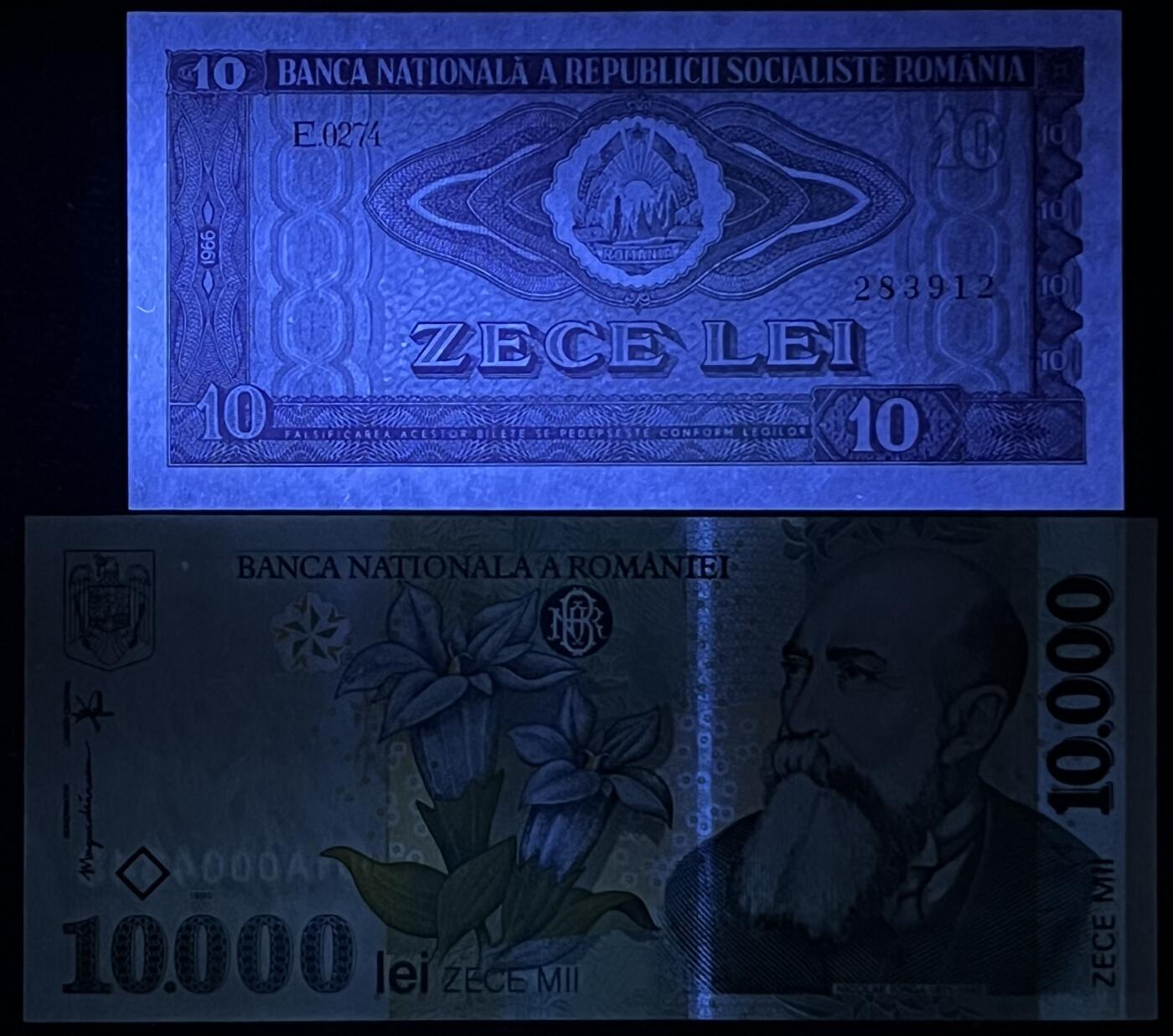 小福收藏拍卖第197期 裸钞场 本期有多张豹子号靓号 百慕大03年50元纪念钞百位号 马来亚和英属婆罗洲开国第一张纸币大冠女王 马来亚 41年1元英王乔六 法属太平洋10000法郎 捷克1000克朗纪念钞千位号  卢森堡 1000法郎  萨尔瓦多样钞 匈牙利 法罗群岛 危地马拉等多国精美纸币 罗马尼亚 1999年 10000列伊 A冠 千位号+ 1966年 10列伊 无47 1组2张 unc