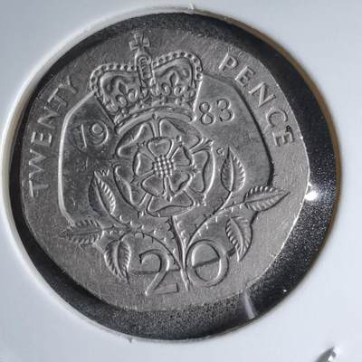 沼泽如烟--第890场 - 英国1983年20便士