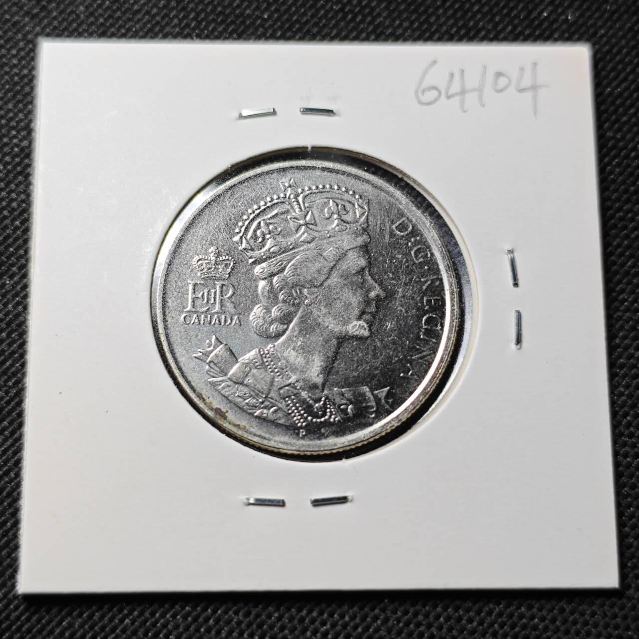 KK钱币收藏小铺  第364场  2月预留时间 周末发货  2002加拿大50分纪念币