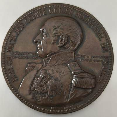 老蟹的宝藏🏴‍☠️ III - 法国1860年夏尔约瑟夫将军纪念铜章-54mm