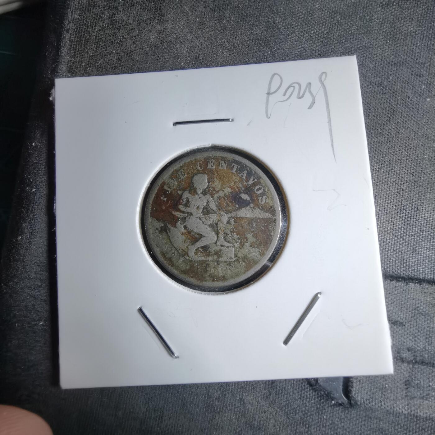 沼泽如烟--第890场 菲律宾1903年五分