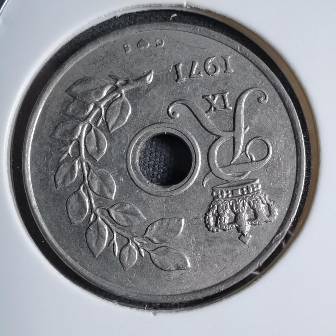 沼泽如烟--第890场 丹麦1971年25欧尔