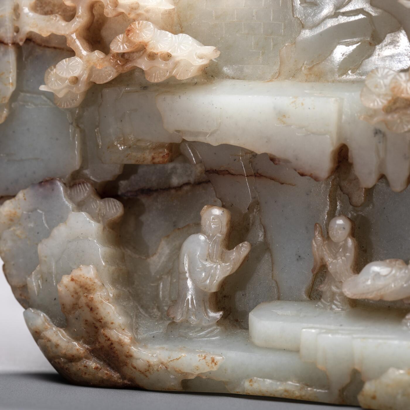 日本大阪雅和auction 2025金秋競賣會第一期 清 玉山子 尺寸:W:16 H:11cm