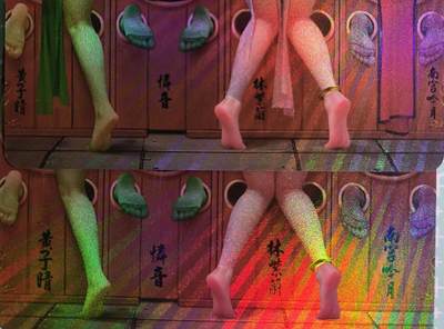 C先生卡牌 第15期 元集纪·刷子签·罐儿签·毒瘤签(持续收拍品中...) - 【彩闪】嘎嘎鸭《四排联动》场景 艺术卡