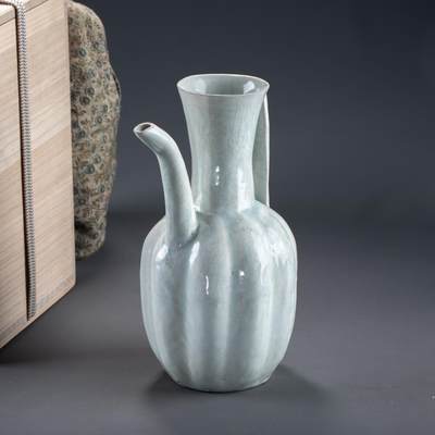 日本大阪雅和auction 2025金秋競賣會第一期 - 南宋 湖田窯執壺 尺寸:W:14 H:21.5cm 備註:木箱
