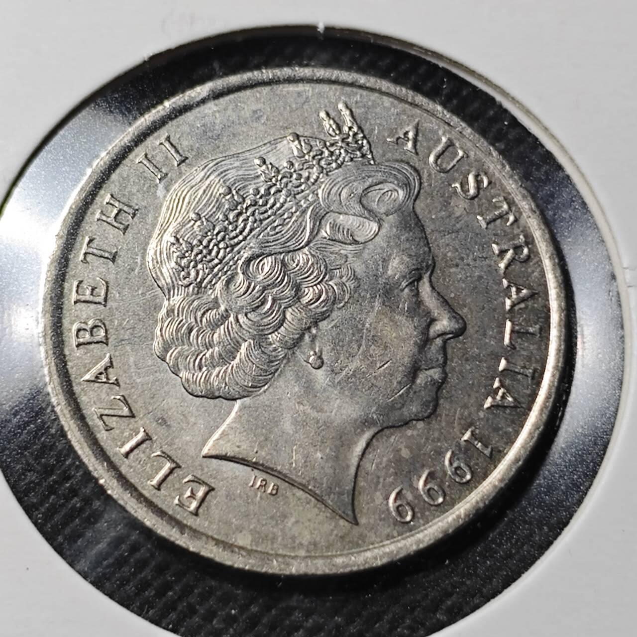 KK钱币收藏小铺  第363场  2月预留时间 周末发货  1999澳大利亚10分