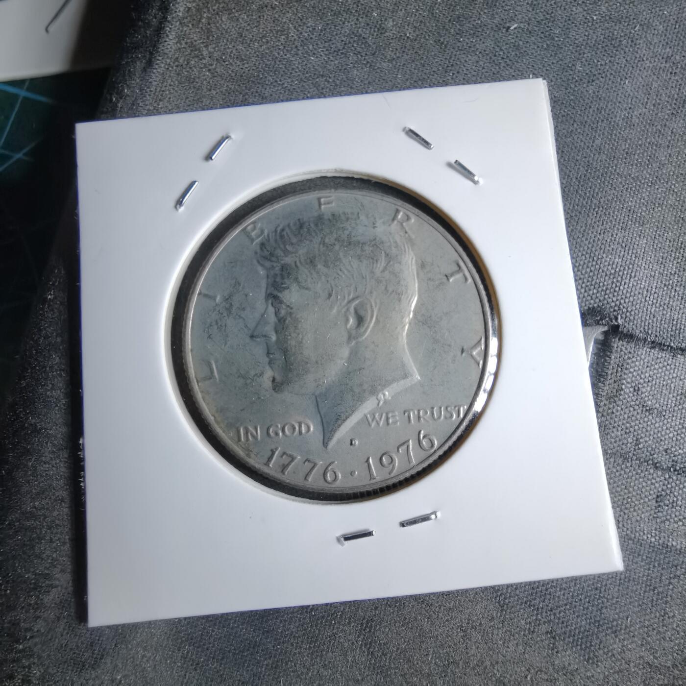 沼泽如烟--第890场 美国1976年半美元纪念币