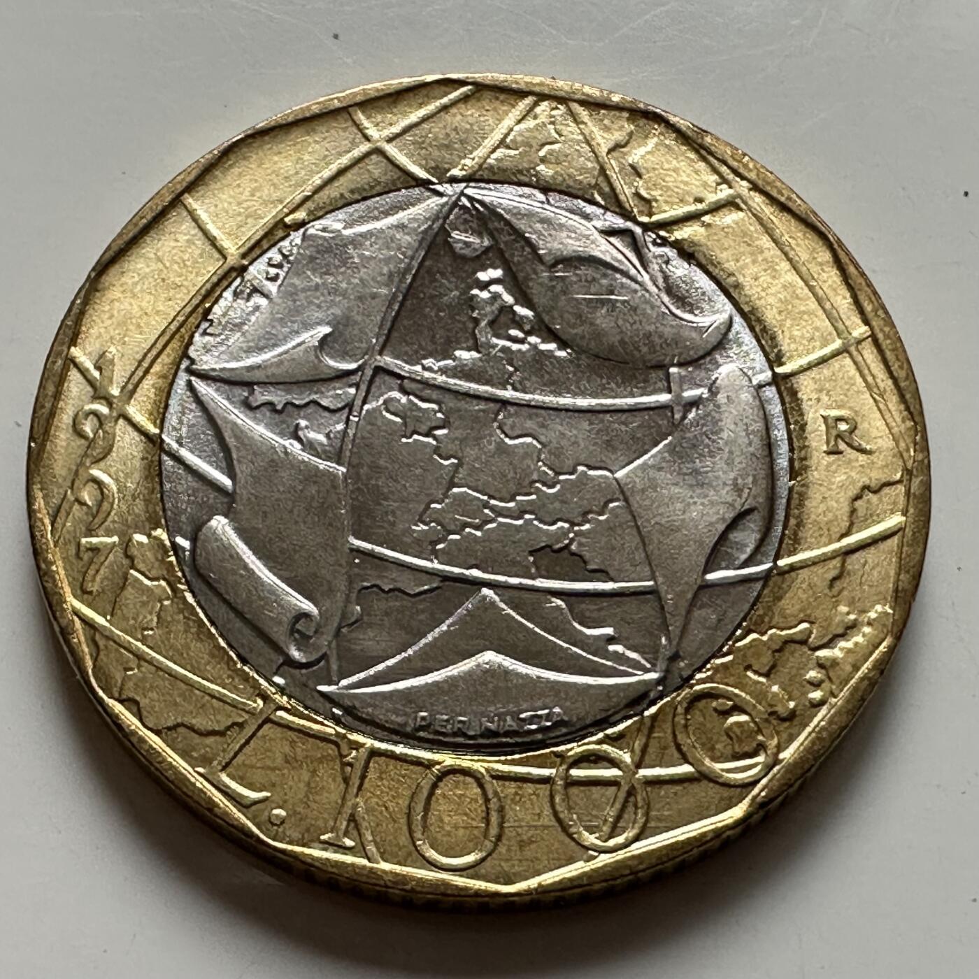 🌹外币初藏🌹🐯2025年第123场  每周二四六晚8️⃣点 接代拍 意大利1997年1000里拉