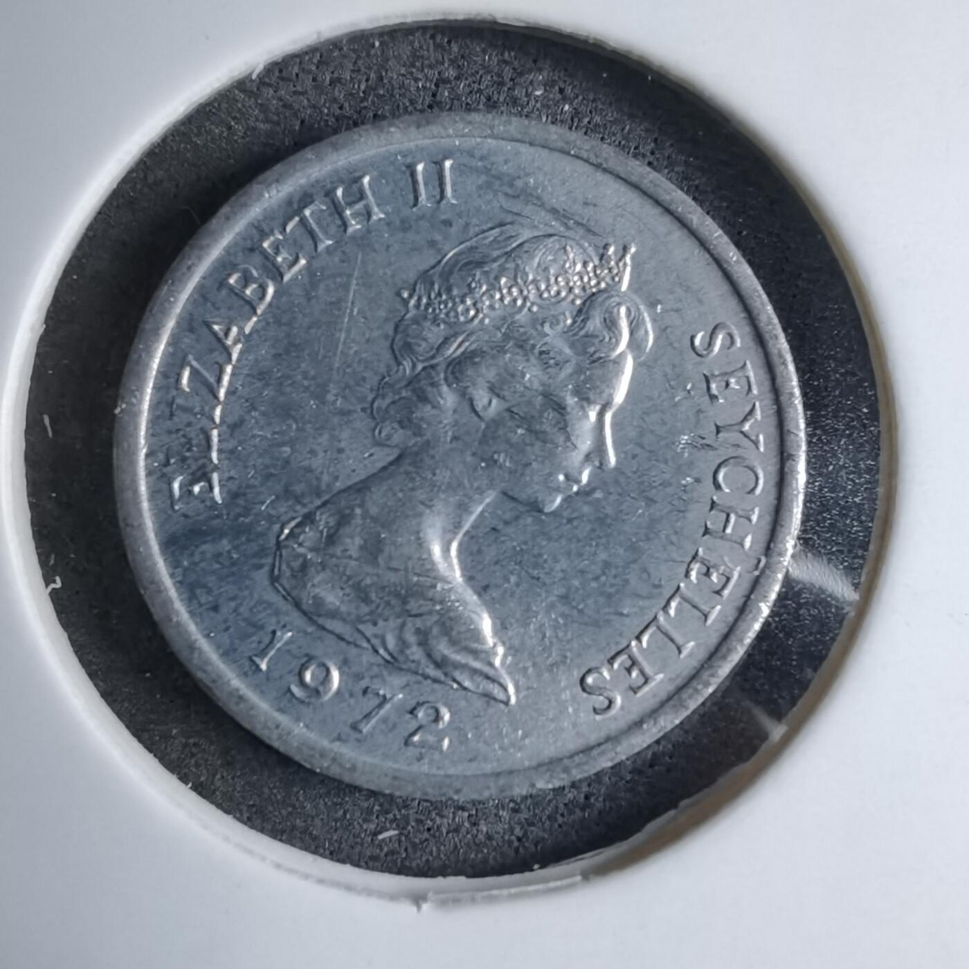 沼泽如烟--第890场 塞舌尔1972年一分