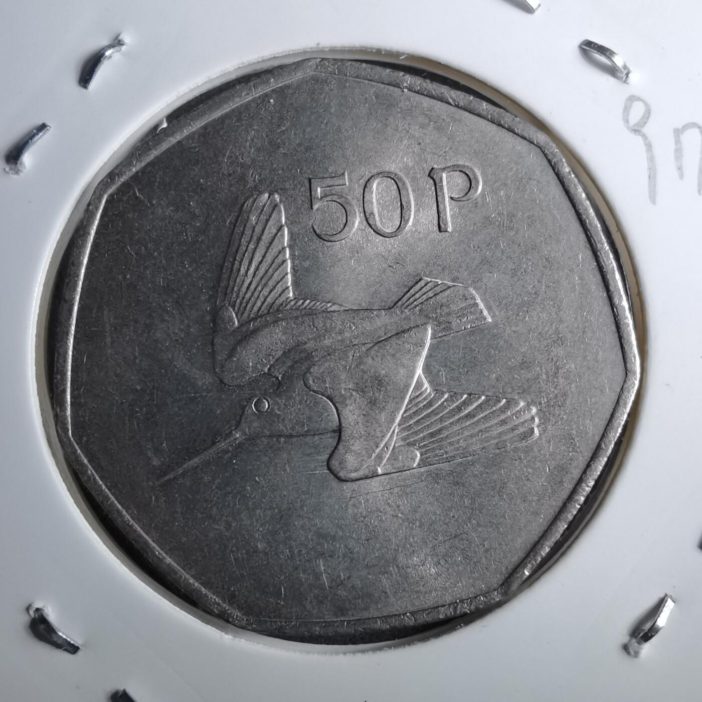 沼泽如烟--第891场 爱尔兰1997年50便士