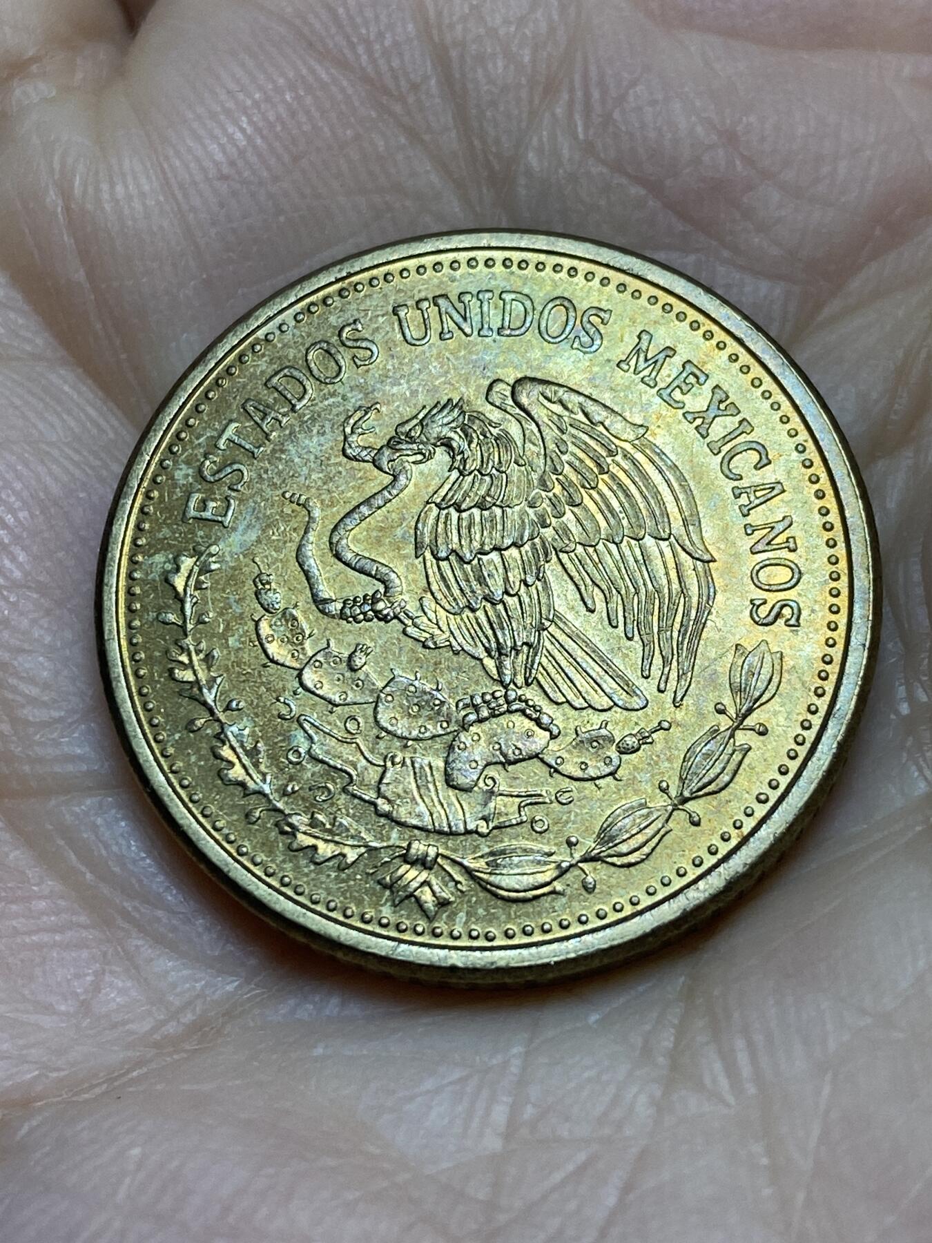 2025年第一百二十二场(总第一百四十八场）外国好品散币(免佣金) 好品–墨西哥🇲🇽1989年100比索