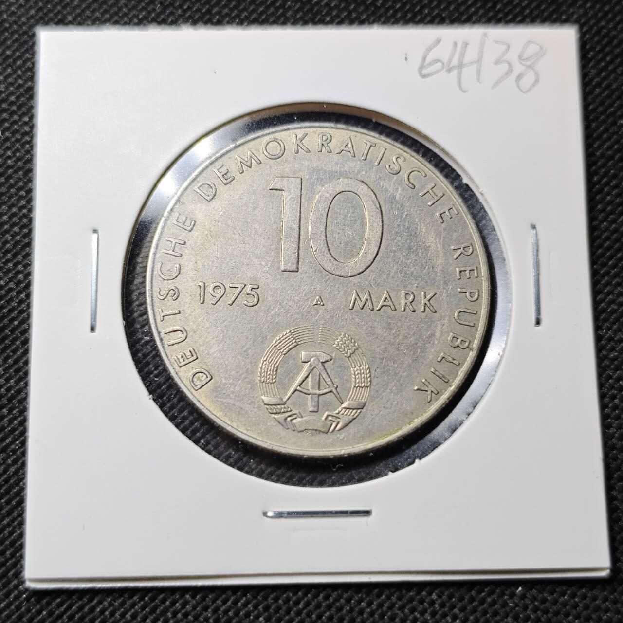 KK钱币收藏小铺  第364场  2月预留时间 周末发货  东德10马克纪念币