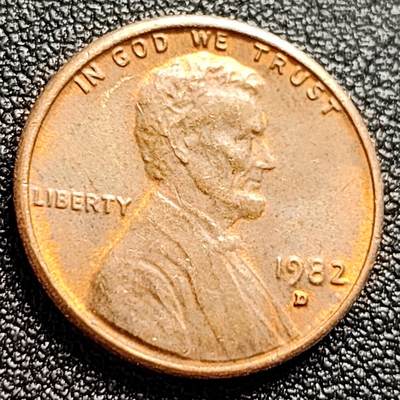 泉币菌-第123场-精品福利场(115场之后的本周末发货，感谢理解) - 1982年 美国林肯 1美分