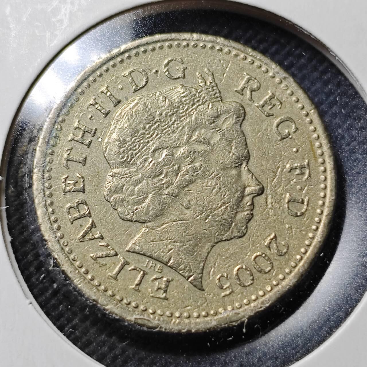 KK钱币收藏小铺  第364场  2月预留时间 周末发货  英国1镑 桥