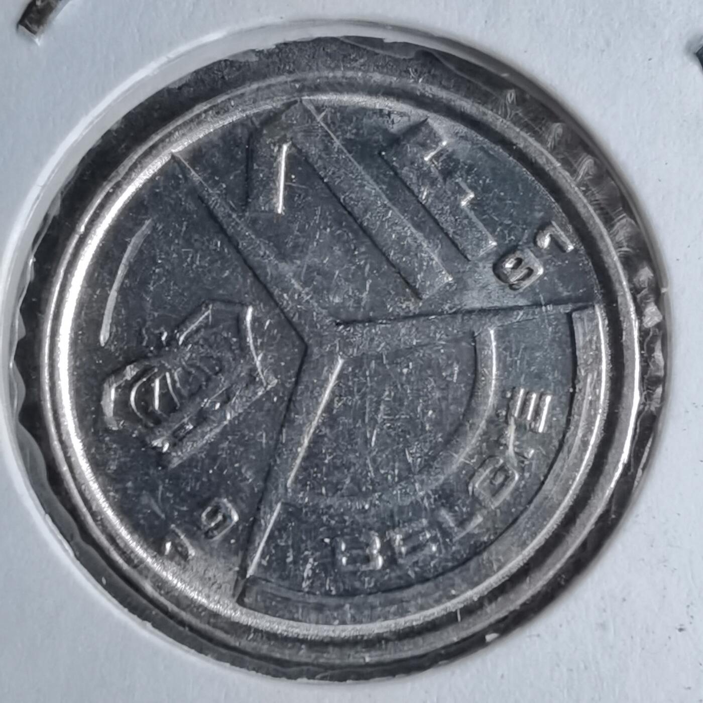 沼泽如烟--第890场 比利时1997年1法郎