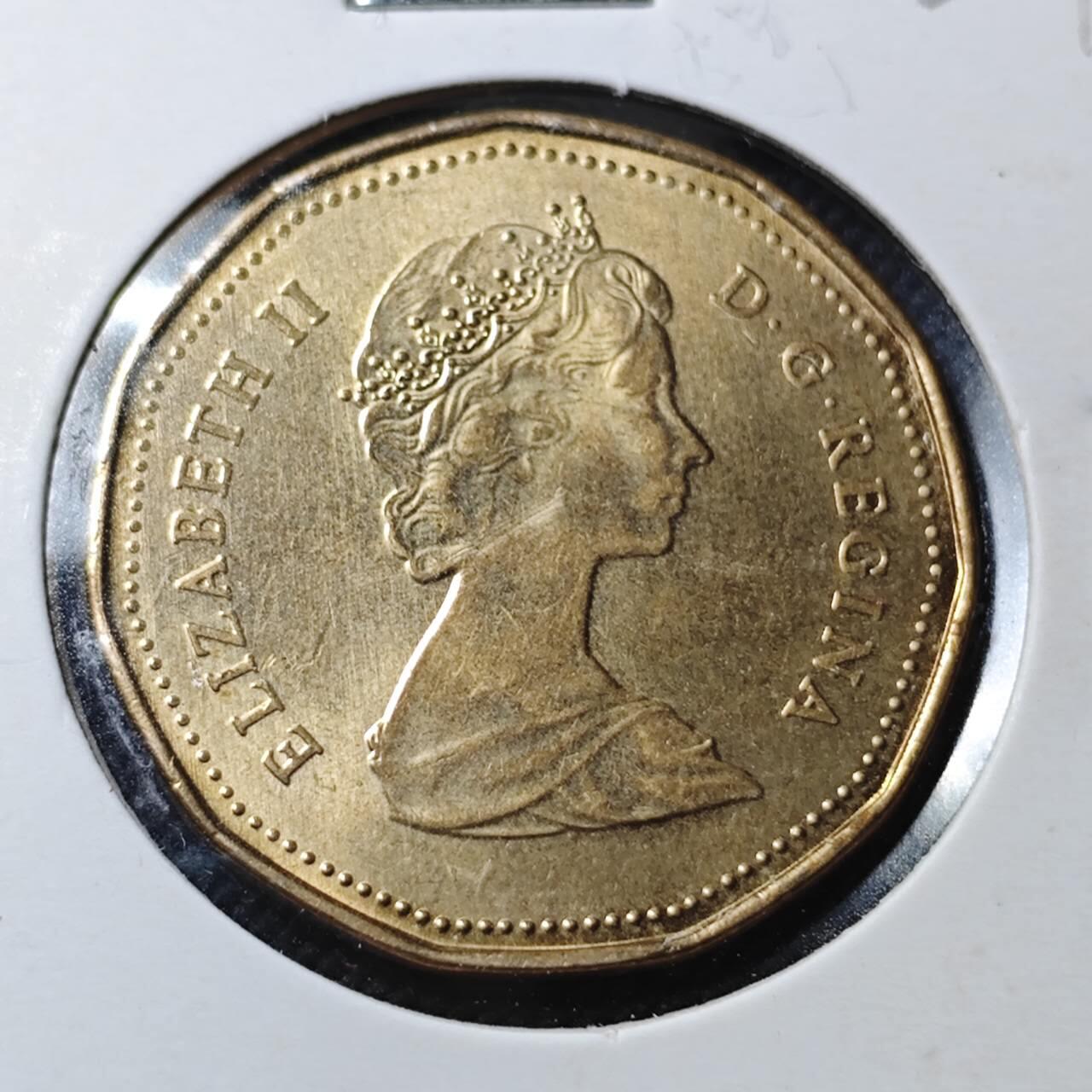 KK钱币收藏小铺  第364场  2月预留时间 周末发货  加拿大1元 好品