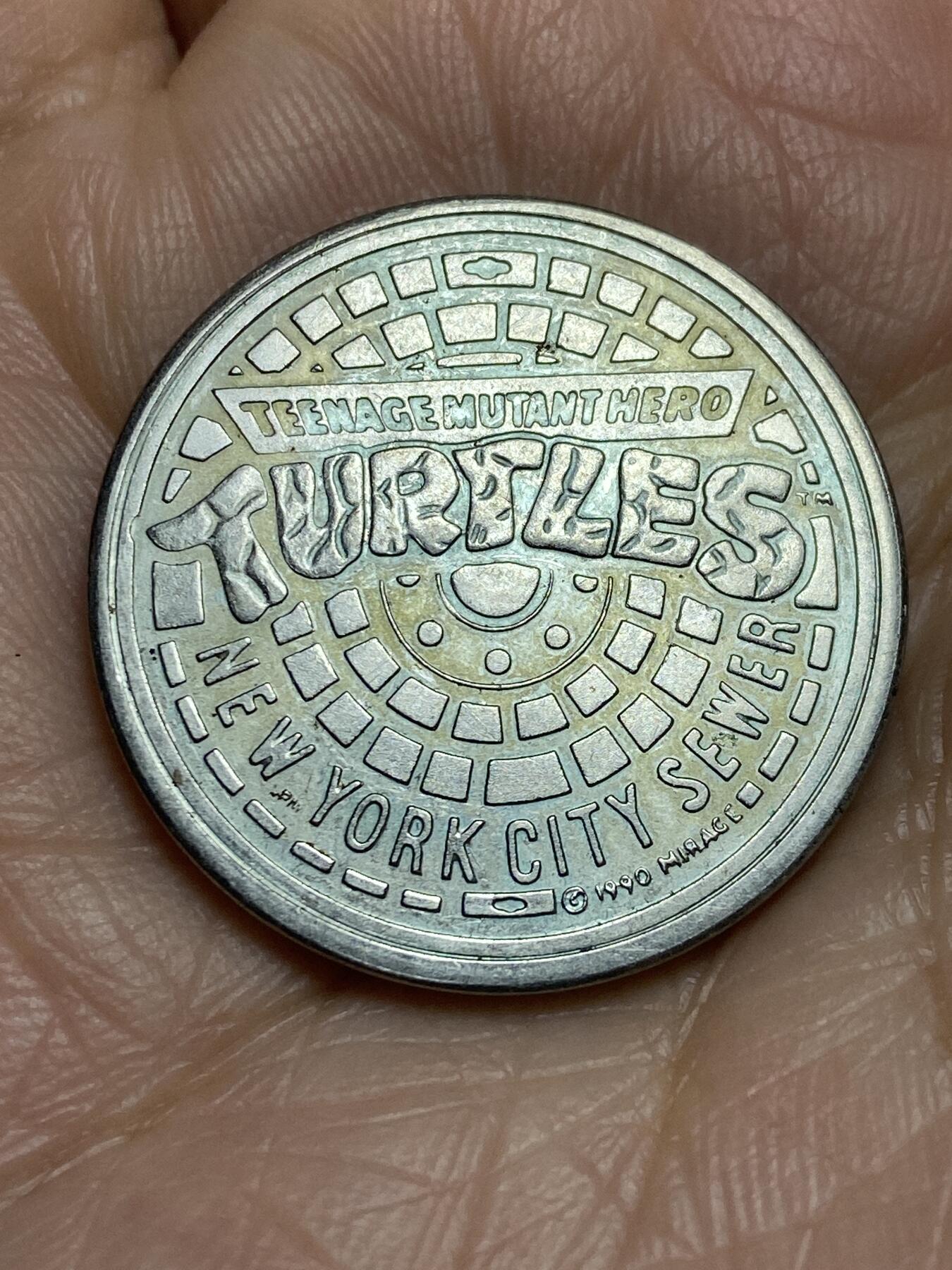 2025年第一百二十二场(总第一百四十八场）外国好品散币(免佣金) 美国🇺🇸忍者神龟纪念章