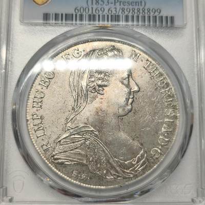 老蟹的宝藏🏴‍☠️ III - PCGS MS63 奥地利1780年1泰勒-现代后铸