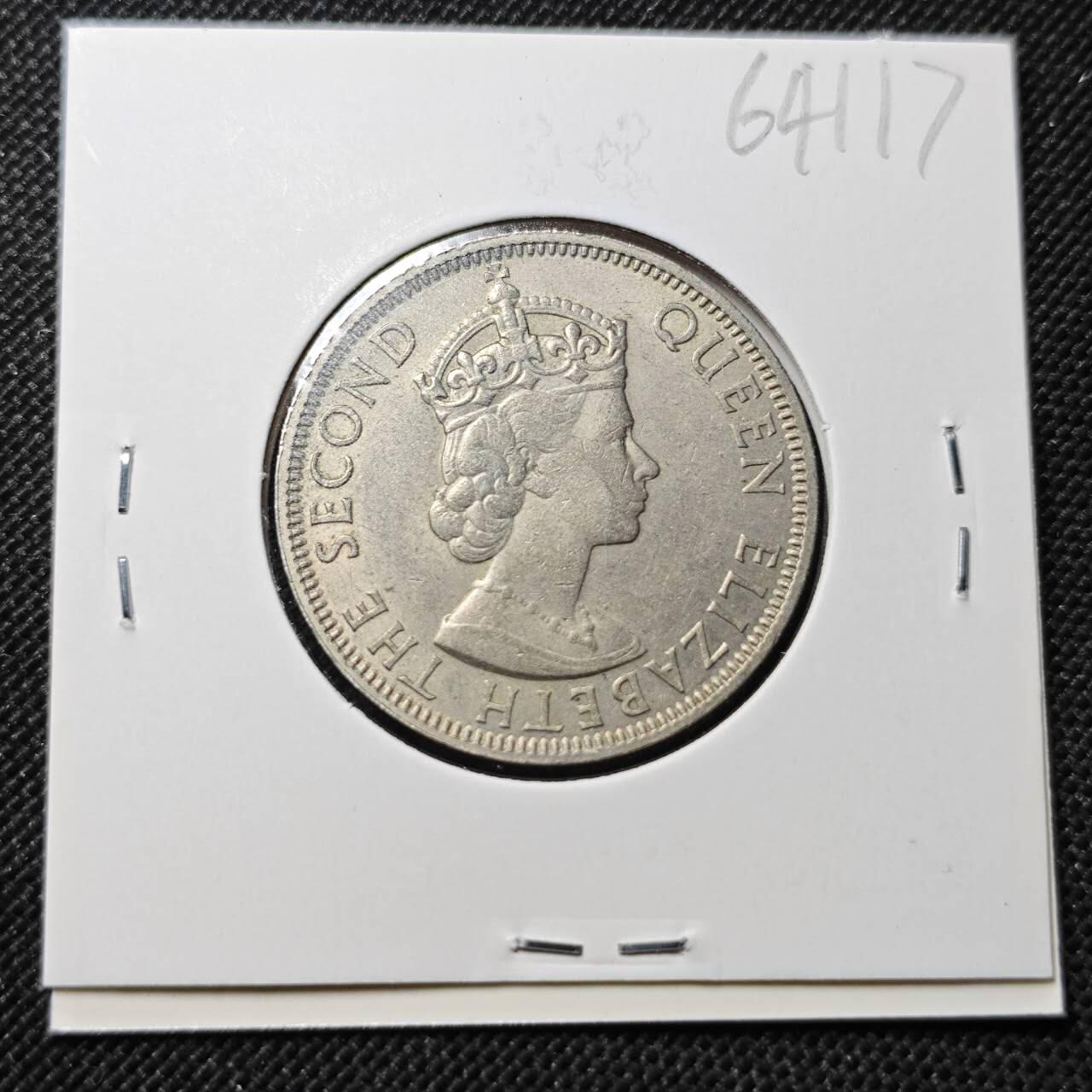 KK钱币收藏小铺  第364场  2月预留时间 周末发货  1961英属马来亚50分