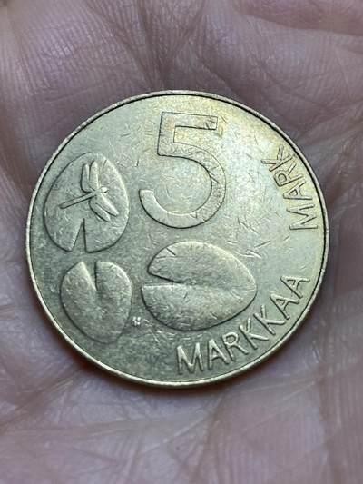 2025年第一百二十二场(总第一百四十八场）外国好品散币(免佣金) - 芬兰🇫🇮1995年5马克