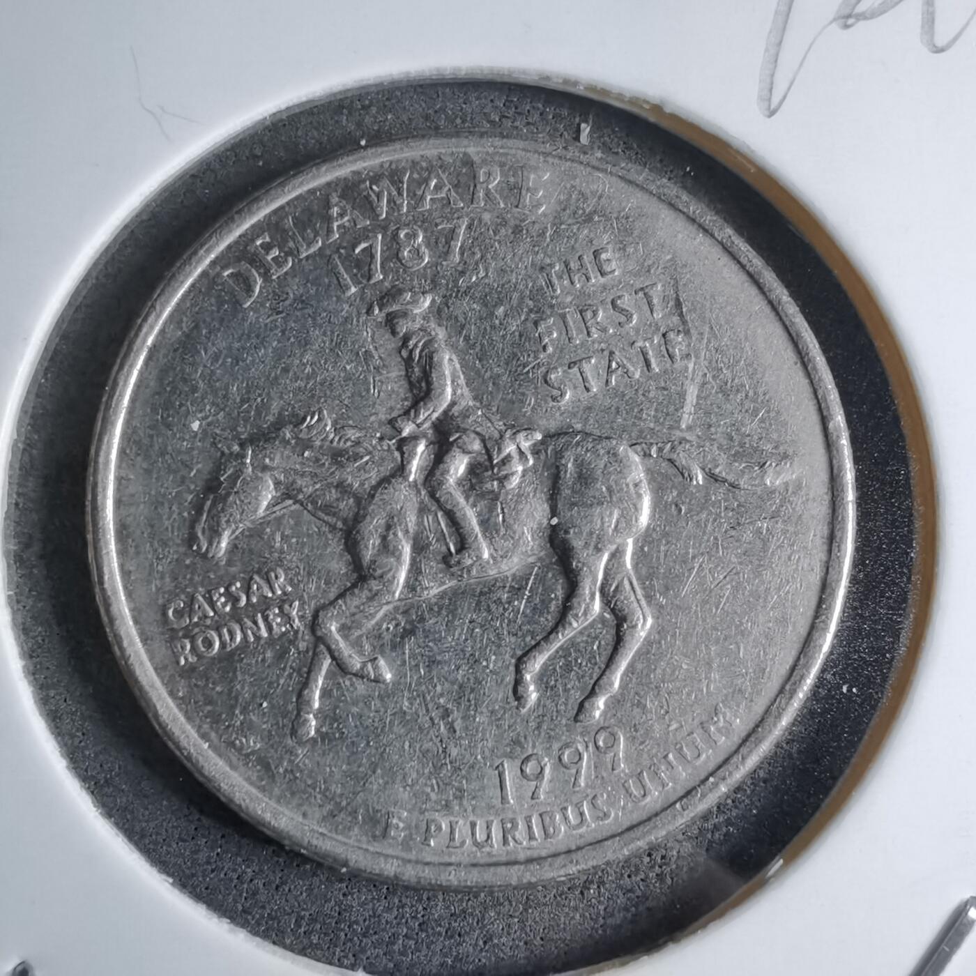 沼泽如烟--第890场 美国1999年25分纪念币