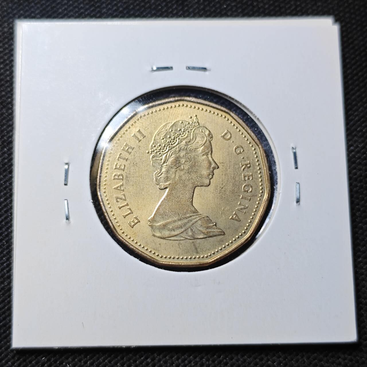 KK钱币收藏小铺  第363场  2月预留时间 周末发货  加拿大1元 好品