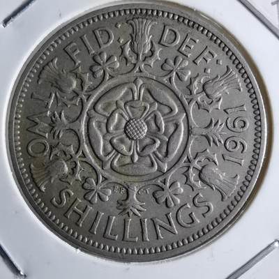 沼泽如烟--第891场 - 英国1961年2先令