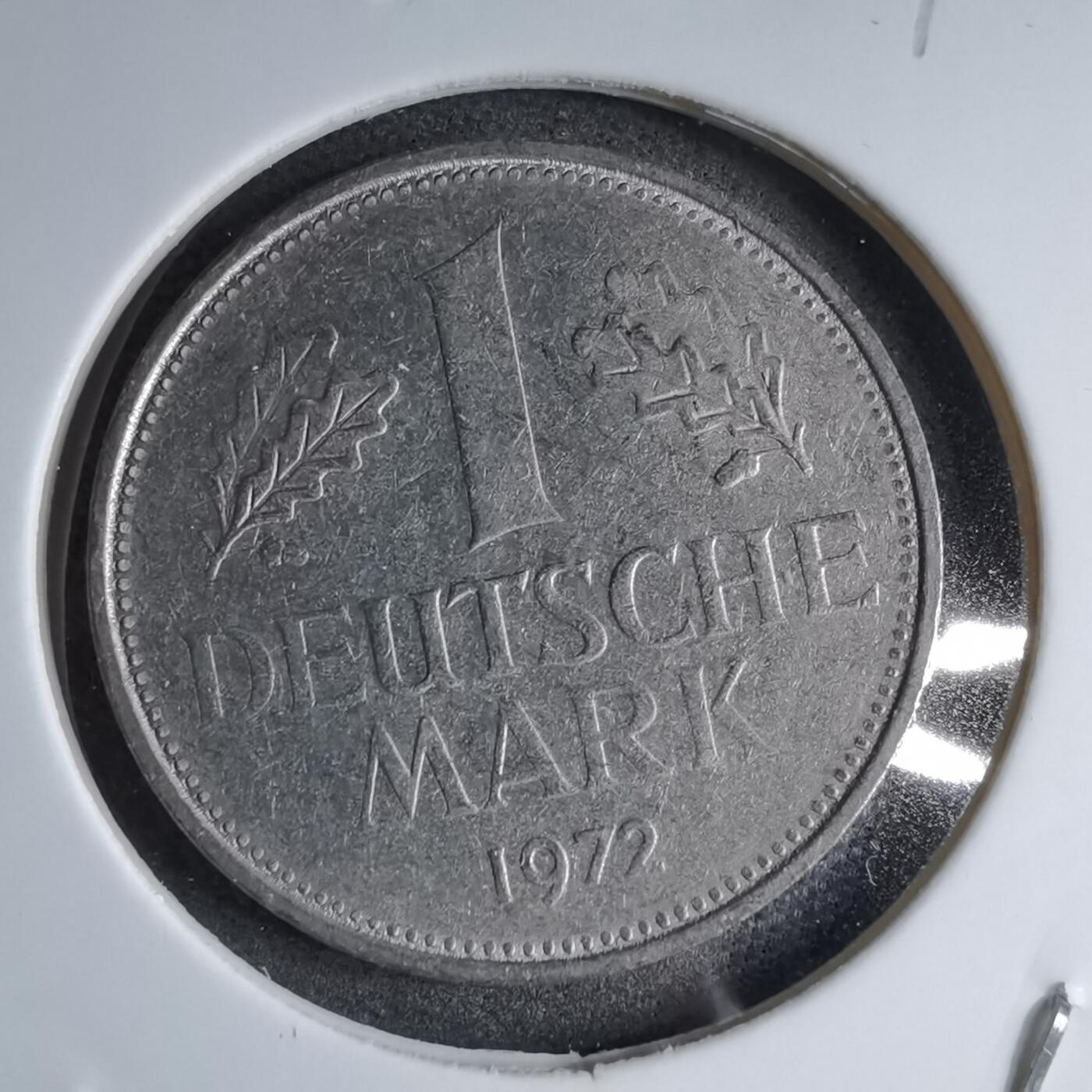 沼泽如烟--第890场 德国1972年1马克