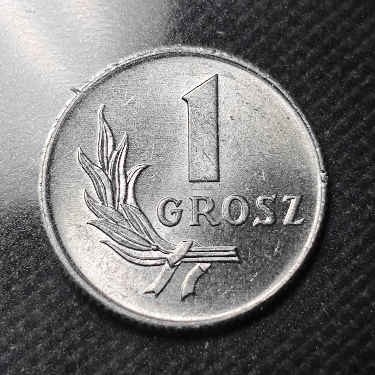 KK钱币收藏小铺  第363场  2月预留时间 周末发货  1949波兰1格罗申