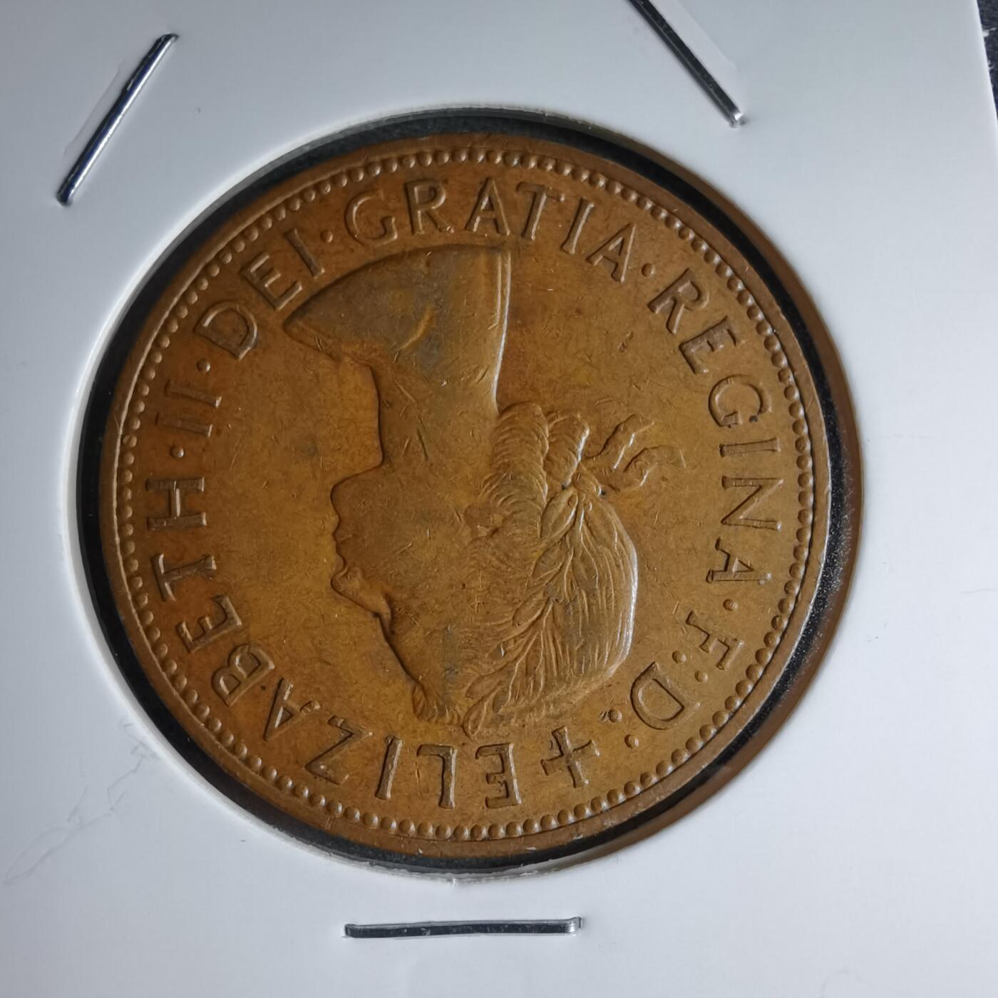 沼泽如烟--第890场 英国1964年1便士