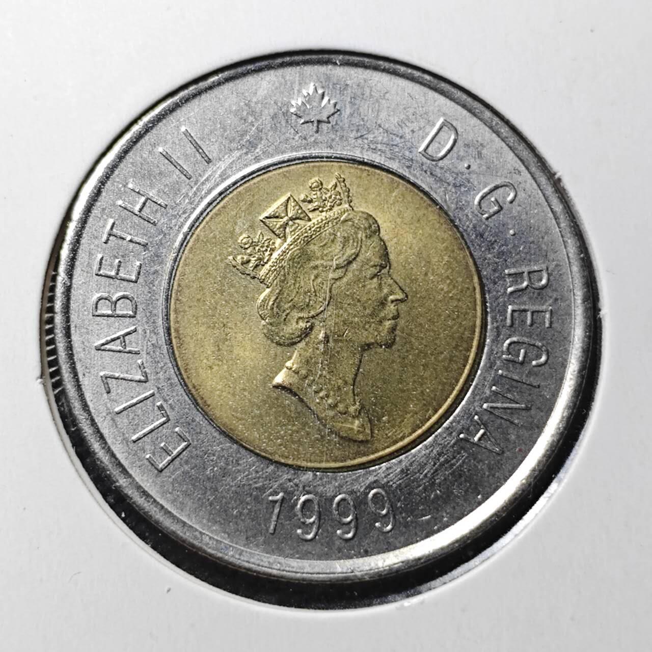 KK钱币收藏小铺  第364场  2月预留时间 周末发货  加拿大2元纪念币