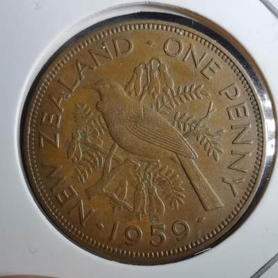 沼泽如烟--第891场 - 新西兰1959年1便士