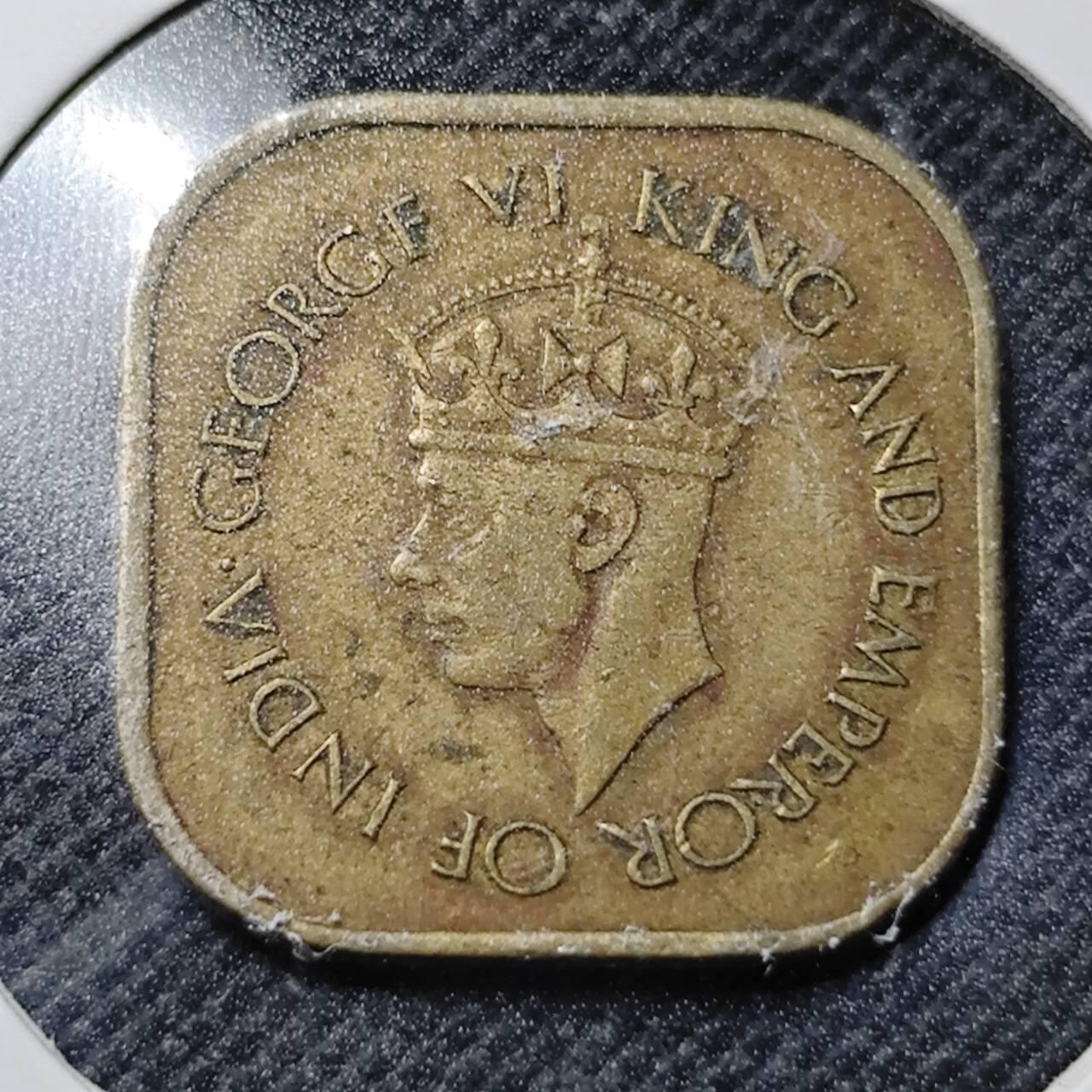 KK钱币收藏小铺  第364场  2月预留时间 周末发货  1945英属锡兰5分铜币