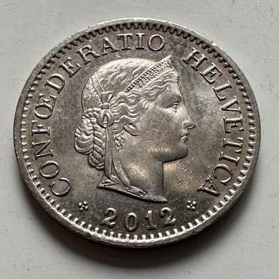 🌹外币初藏🌹🐯2025年第123场  每周二四六晚8️⃣点 接代拍 - 瑞士2012年十分