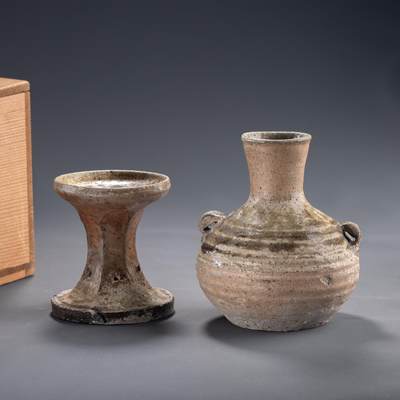 日本大阪雅和auction 2025金秋競賣會第一期 - 漢 青釉陶 兩點 尺寸:1.W:12 H:13.5
2.W:9.5 H:10cm 備註:木箱,盒付