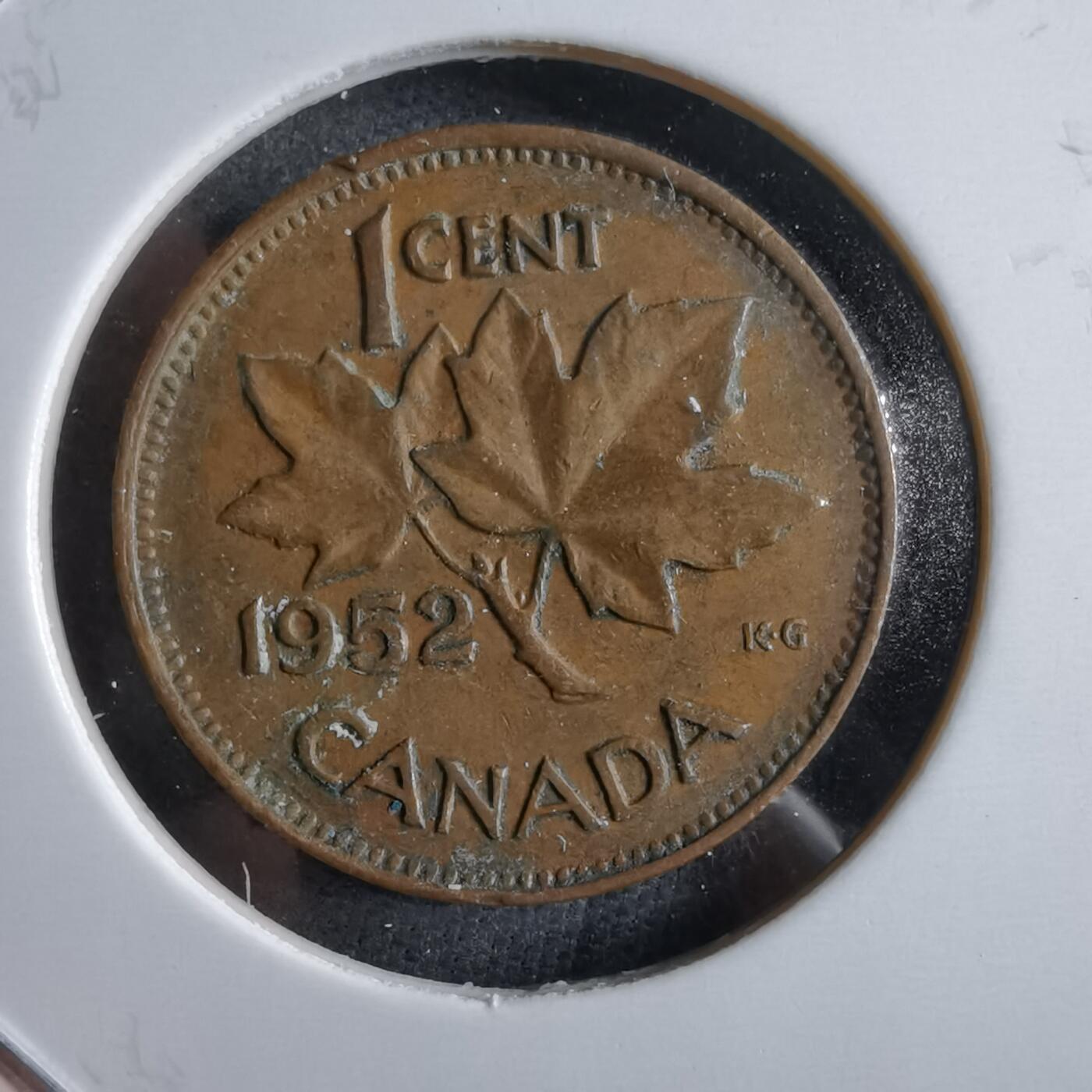 沼泽如烟--第891场 加拿大1952年一分